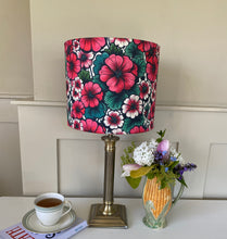 Load image into Gallery viewer, LUXURY LINEN FABRIC - PELARGONIUM SCARLETINA - ASHLEY HEMINWAY - For linen add straight to cart