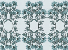 Load image into Gallery viewer, LUXURY LINEN FABRIC CORNFLOWERS