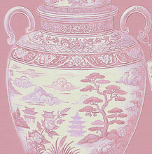 Load image into Gallery viewer, LUXURY LINEN FABRIC - PINK AND WHITE URN