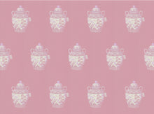 Load image into Gallery viewer, LUXURY LINEN FABRIC - PINK AND WHITE URN