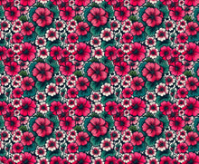 Load image into Gallery viewer, LUXURY LINEN FABRIC - PELARGONIUM SCARLETINA - ASHLEY HEMINWAY       -            For  linen add straight to cart
