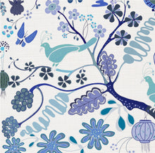 Load image into Gallery viewer, LUXURY LINEN FABRIC - MIDNIGHT GARDEN
