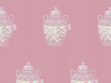 Load image into Gallery viewer, LUXURY LINEN FABRIC - PINK AND WHITE URN
